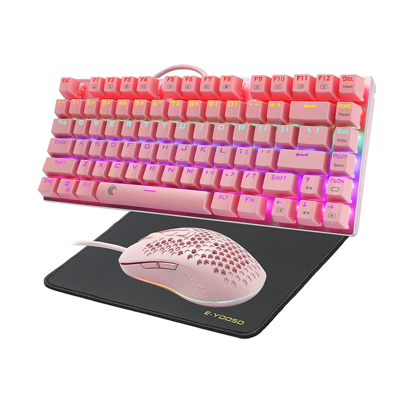 Papan Kekunci Mekanikal Permainan Wireless Huo Ji: Rakan Permainan 81-Key Ultimate