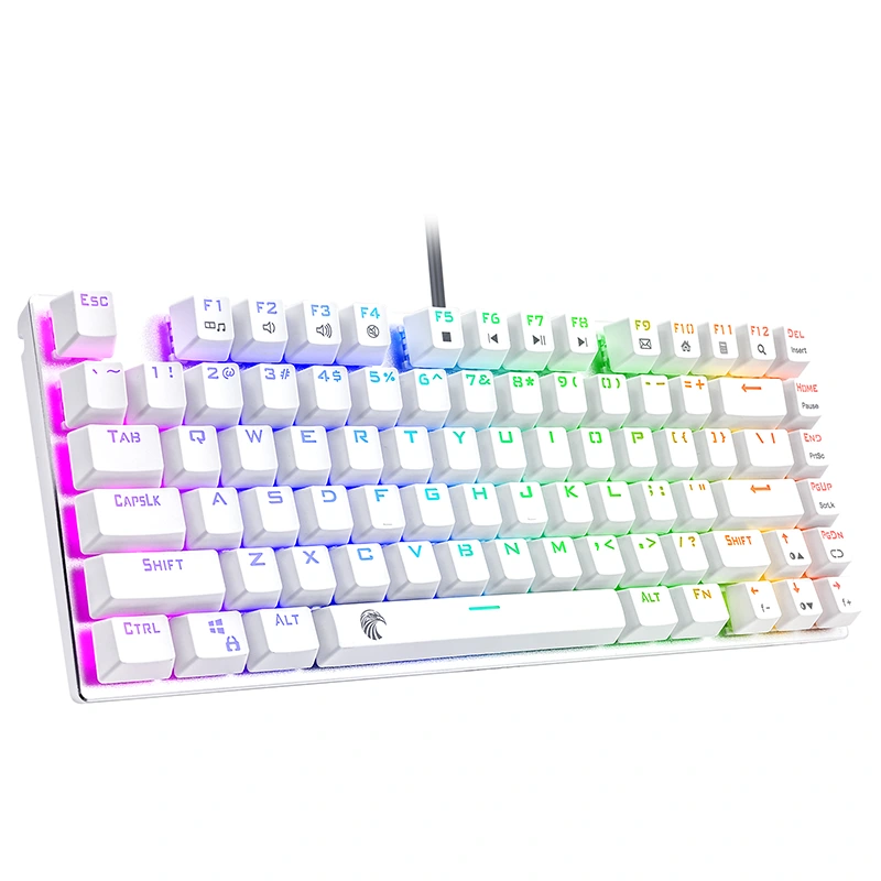 Papan Kekunci Permainan Mekanikal RGB 81 Kekunci